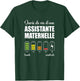 Women's Kindergarten Assistant Gift Funny , Black T-Shirt - T-Shirt | Forest