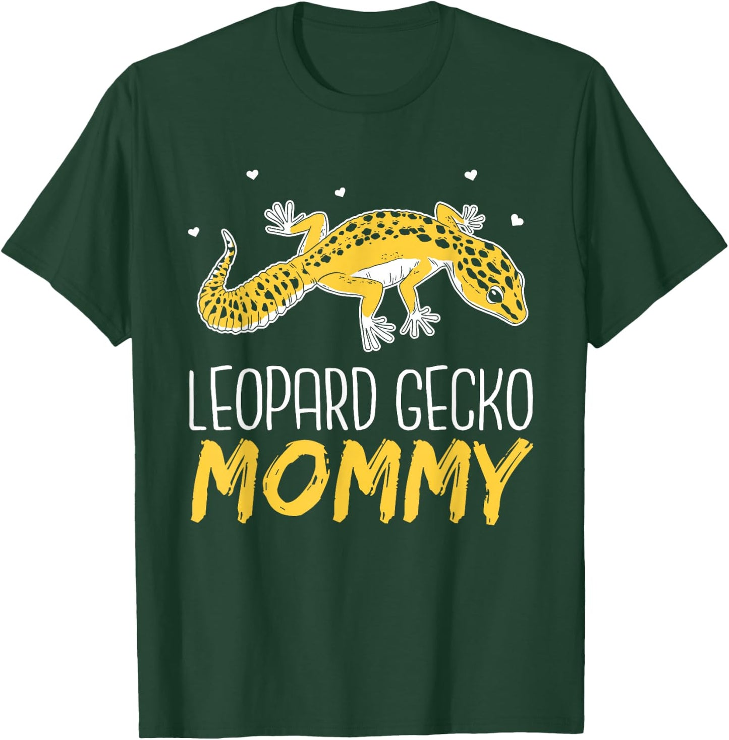 Leopard Gecko Mommy Lizards Lizard Reptile Leopard Gecko Mom T-Shirt - T-Shirt | Forest