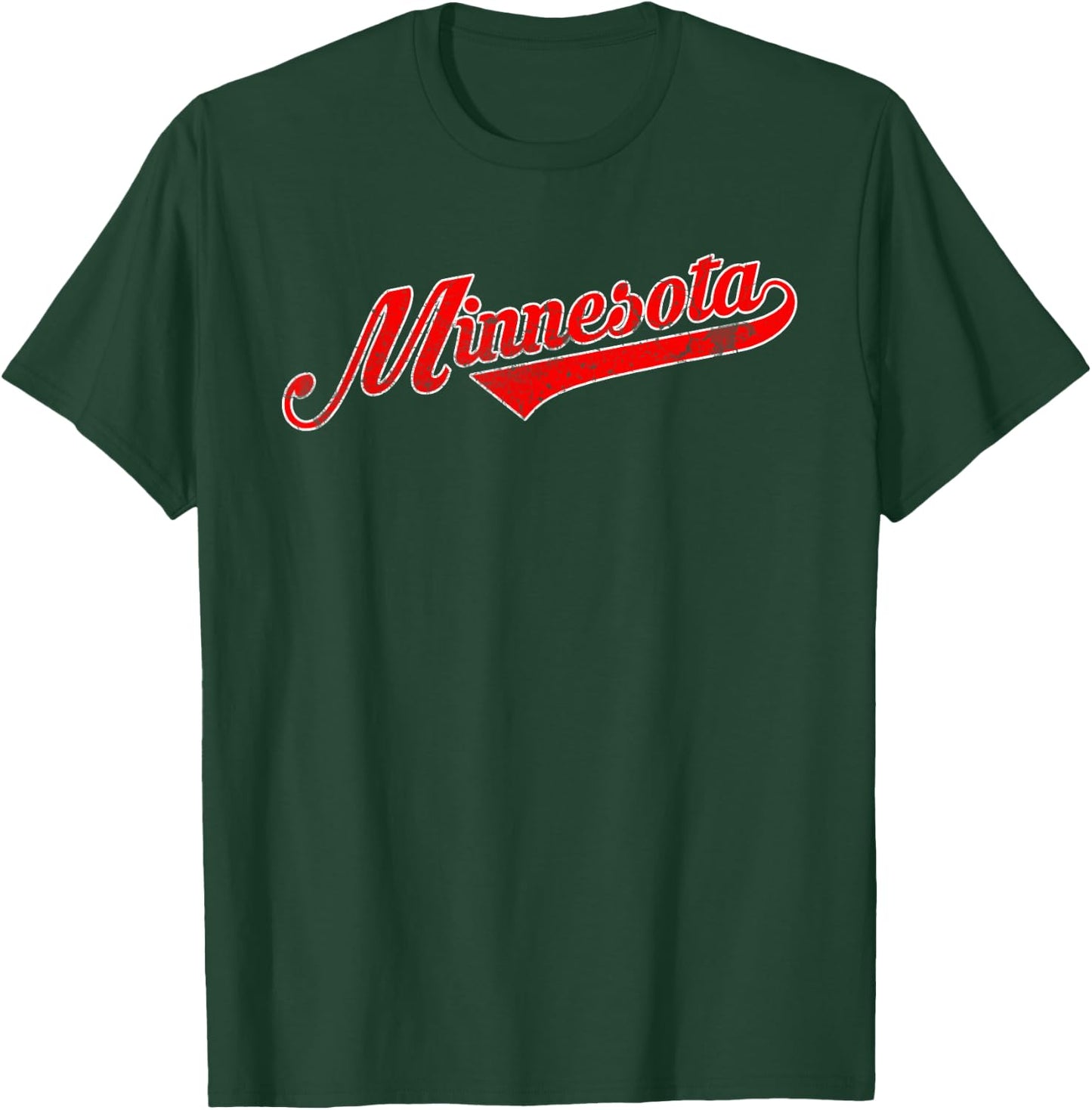 Vintage Minnesota baseball T-Shirt - T-Shirt | Forest