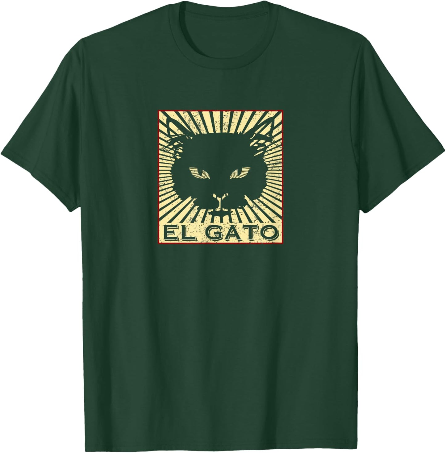 El Gato Cat Kitty Feline T-Shirt - T-Shirt | Forest