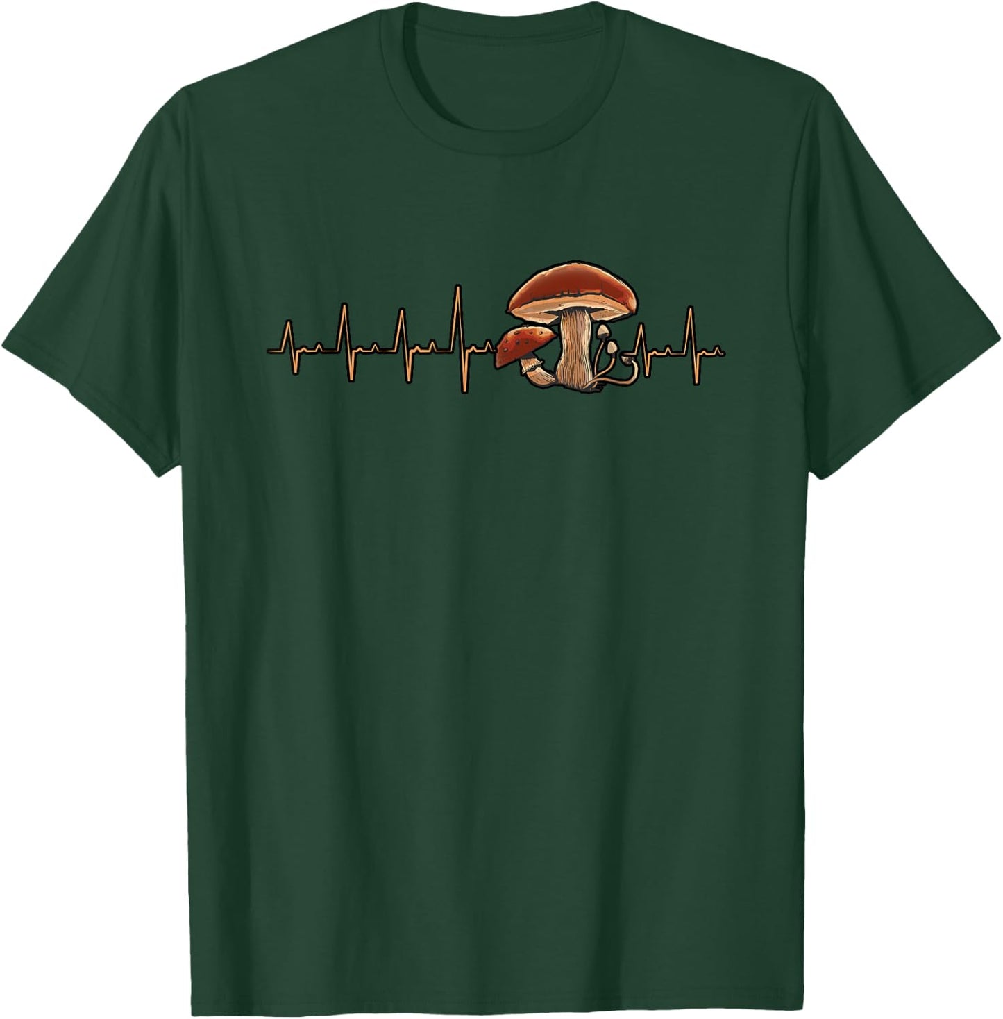 Mushroom Collector Mushroom Finder , black T-Shirt - T-Shirt | Forest