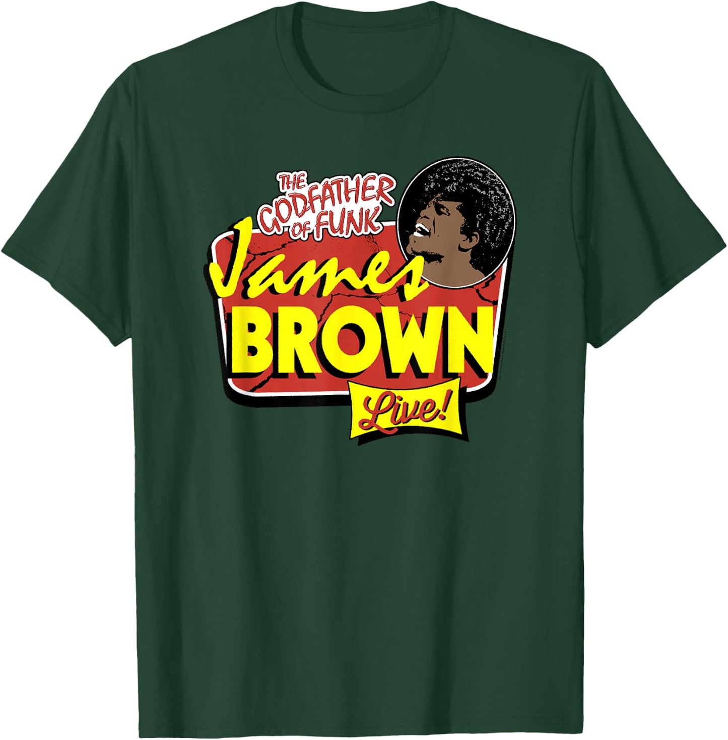 James Brown Godfather of Funk Live T-Shirt - T-Shirt | Forest