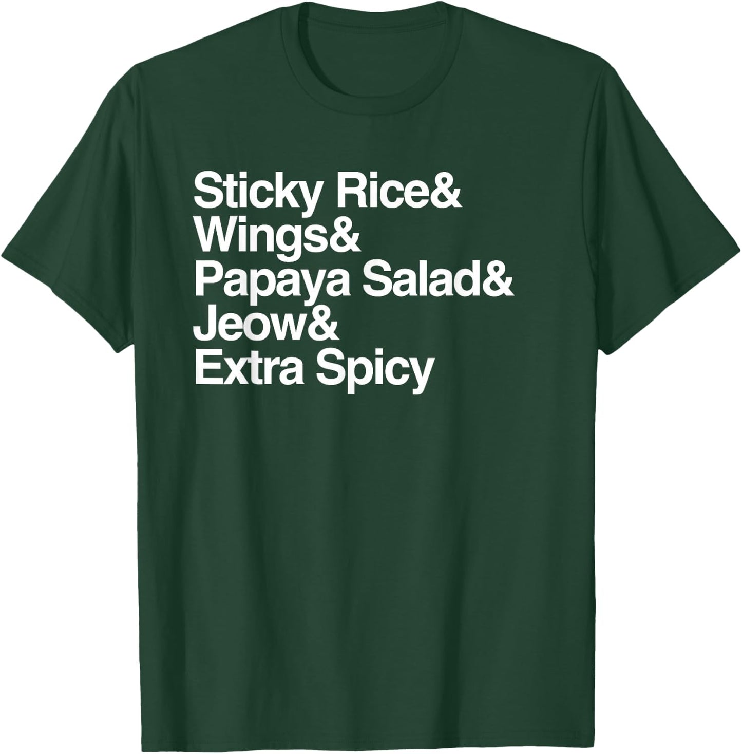 Laos Shirt, Sticky Rice, Travel Asia Asian Food Wings T-Shirt - T-Shirt | Forest