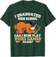 Graduated High School Can I Now Play Video Games Again Sloth T-Shirt - T-Shirt | Forest