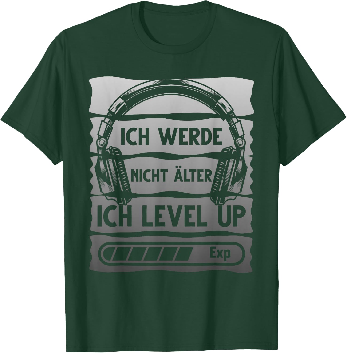 Gaming Ich Werde Nicht Älter Ich Level Up Gamer T-Shirt - T-Shirt | Forest