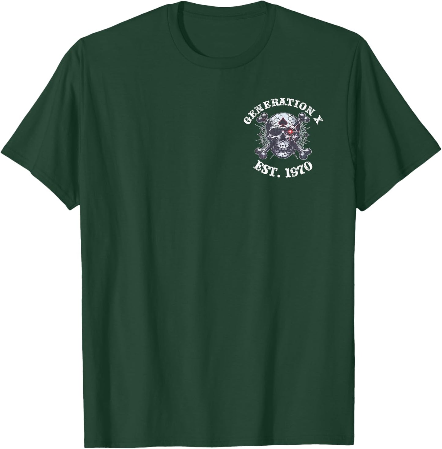 (2 Sided) Generation X EST 1970 Black Sheep of My Family T-Shirt - T-Shirt | Forest