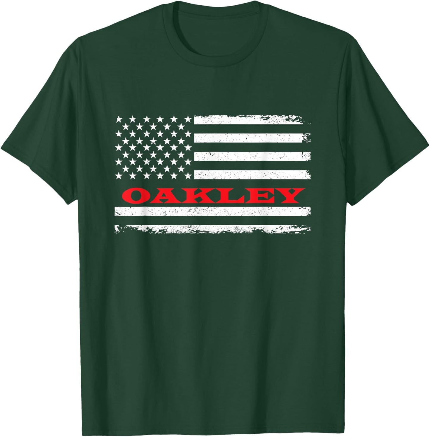 California Flag Oakley USA Patriotic Souvenir , black T-Shirt - T-Shirt | Forest