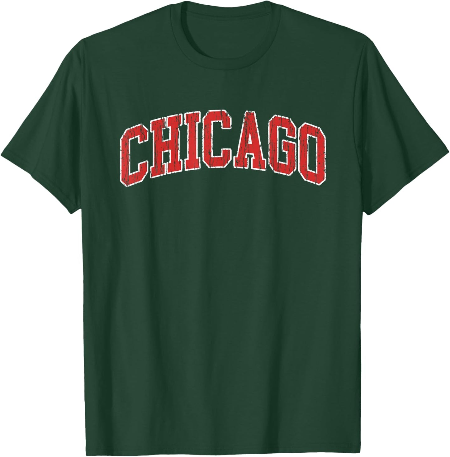Chicago Vintage Gifts Women Boys Girls Kids T-Shirt - T-Shirt | Forest