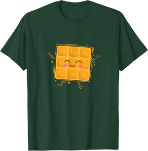 Lustiger Waffel-Teigbäcker T-Shirt - T-Shirt | Forest