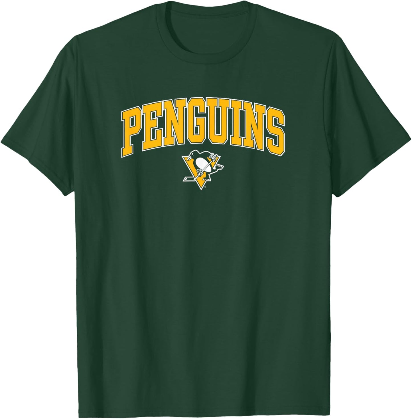 Pittsburgh Penguins Arch Over Black Officially Licensed T-Shirt - T-Shirt | Forest