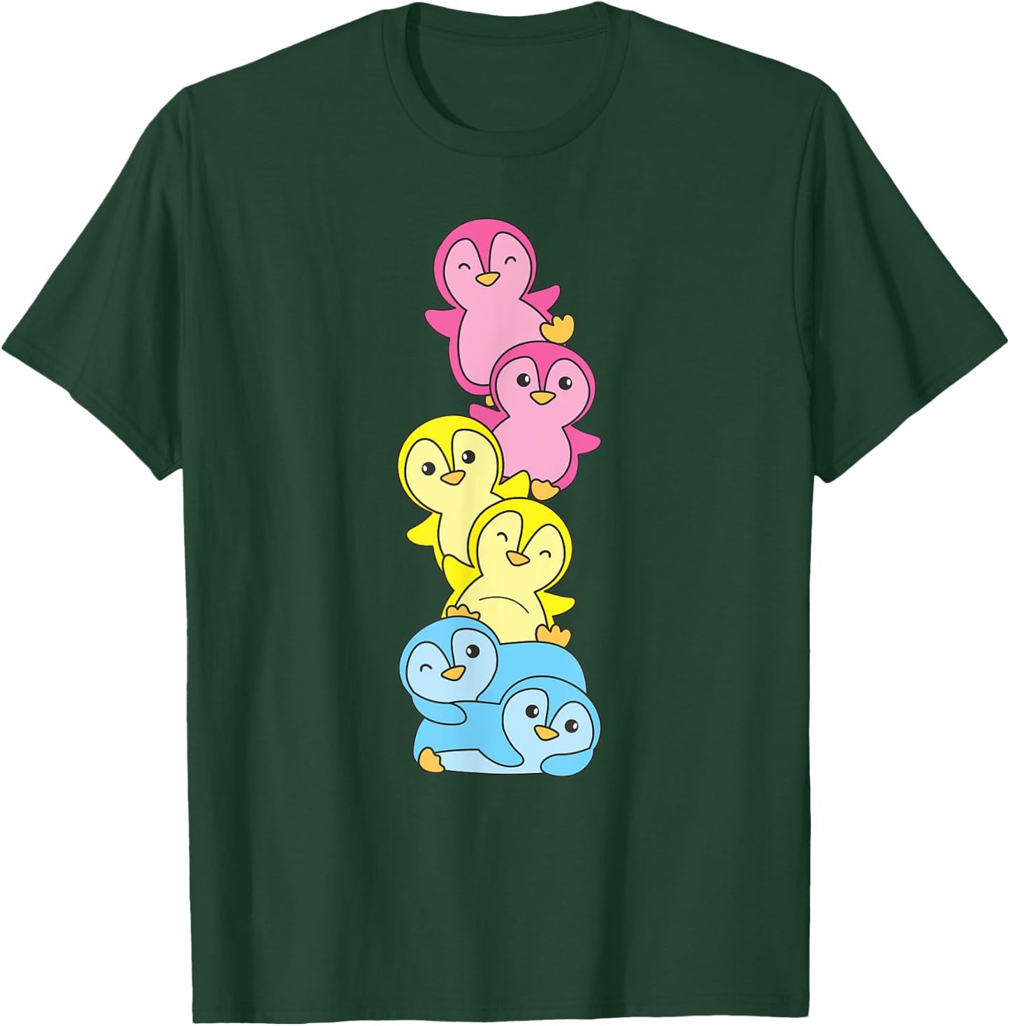 Pansexual Flag Pride Month Lgbtq Pansexual Penguin T-Shirt - T-Shirt | Forest