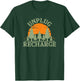 Unplug Recharge Outdoors T-Shirt - T-Shirt | Forest