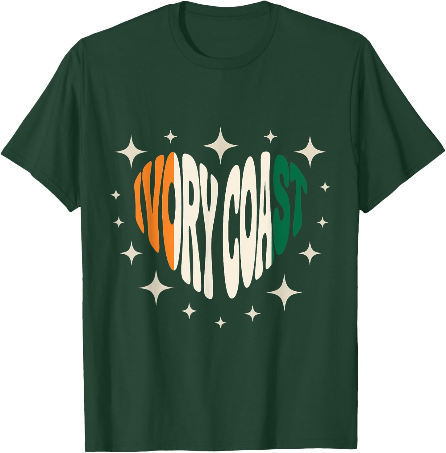 Ivory Coast Roots Ivorian Flag Cote D'Ivoire T-Shirt - T-Shirt | Forest