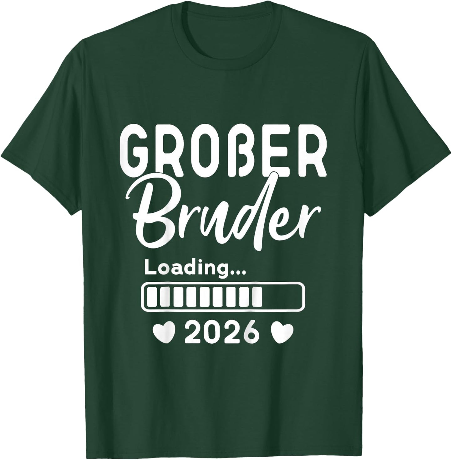 Children's Big Brother Loaded 2026 Ich werde Großer Bruder 2026 , black T-Shirt - T-Shirt | Forest
