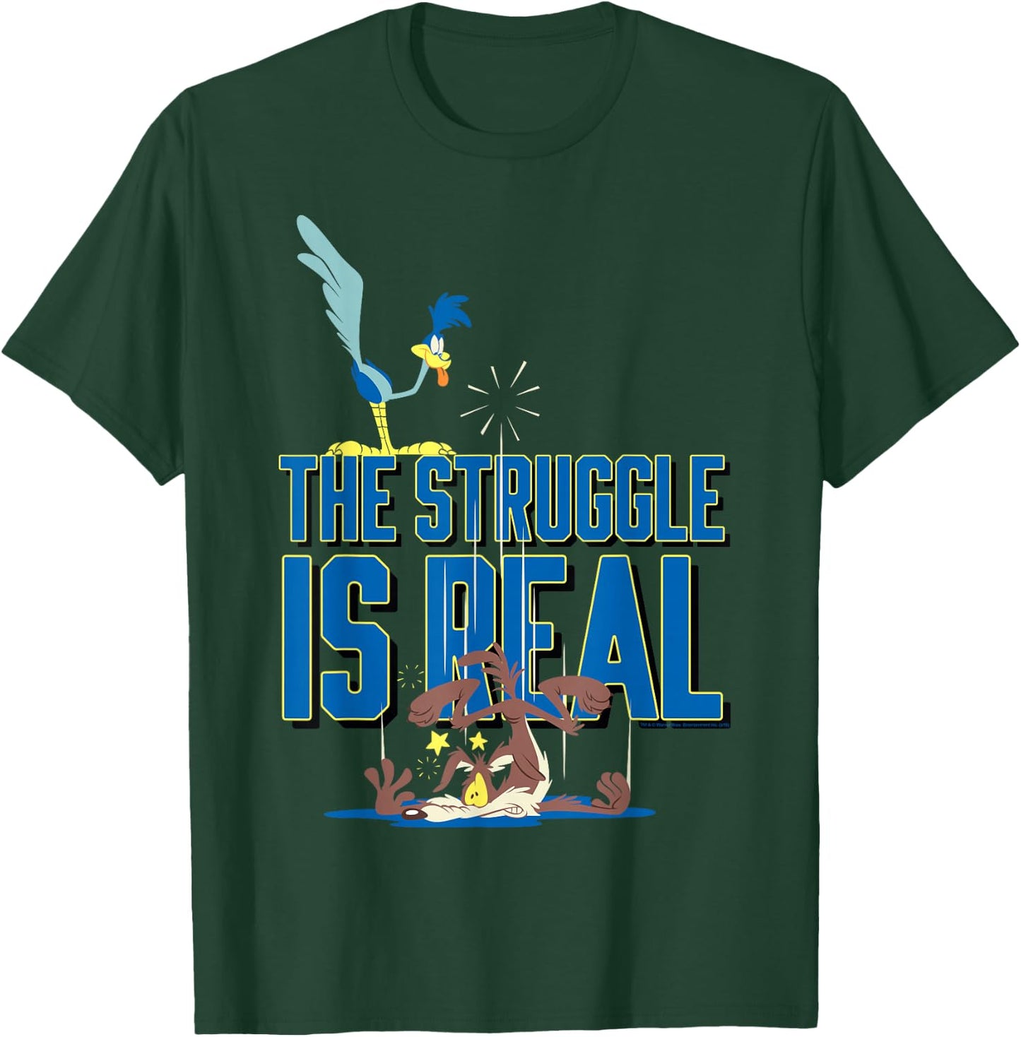 Looney Tunes Roadrunner the Struggle is Real T-Shirt - T-Shirt | Forest