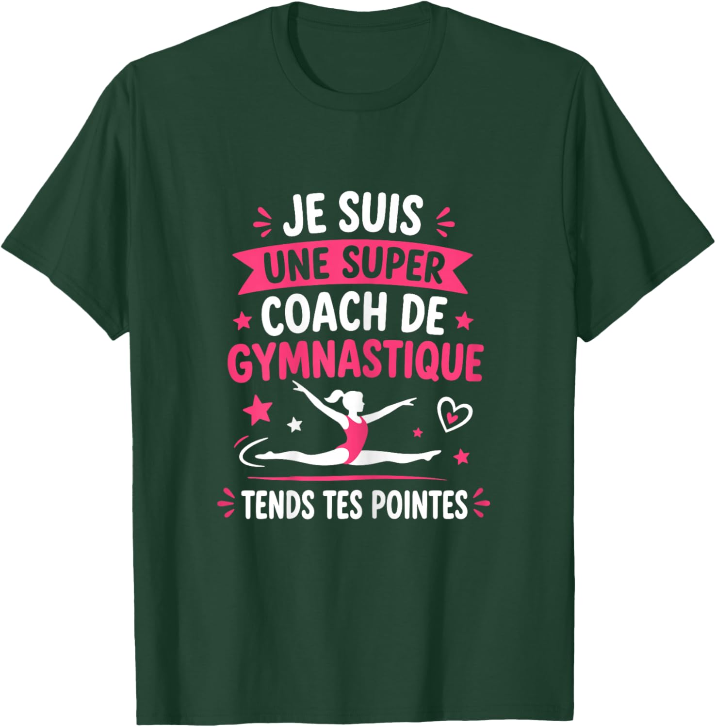 Gym Teacher Humor Je suis Une Super Coach de Gymnastique T-Shirt - T-Shirt | Forest