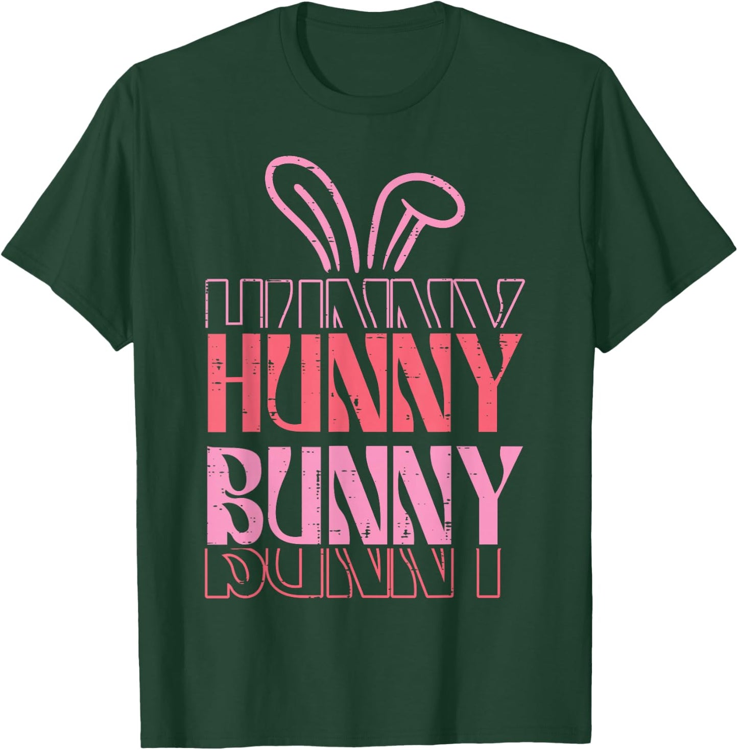Easter Hunny Bunny Cute Women Girls Kids Toddler Teens Youth T-Shirt - T-Shirt | Forest