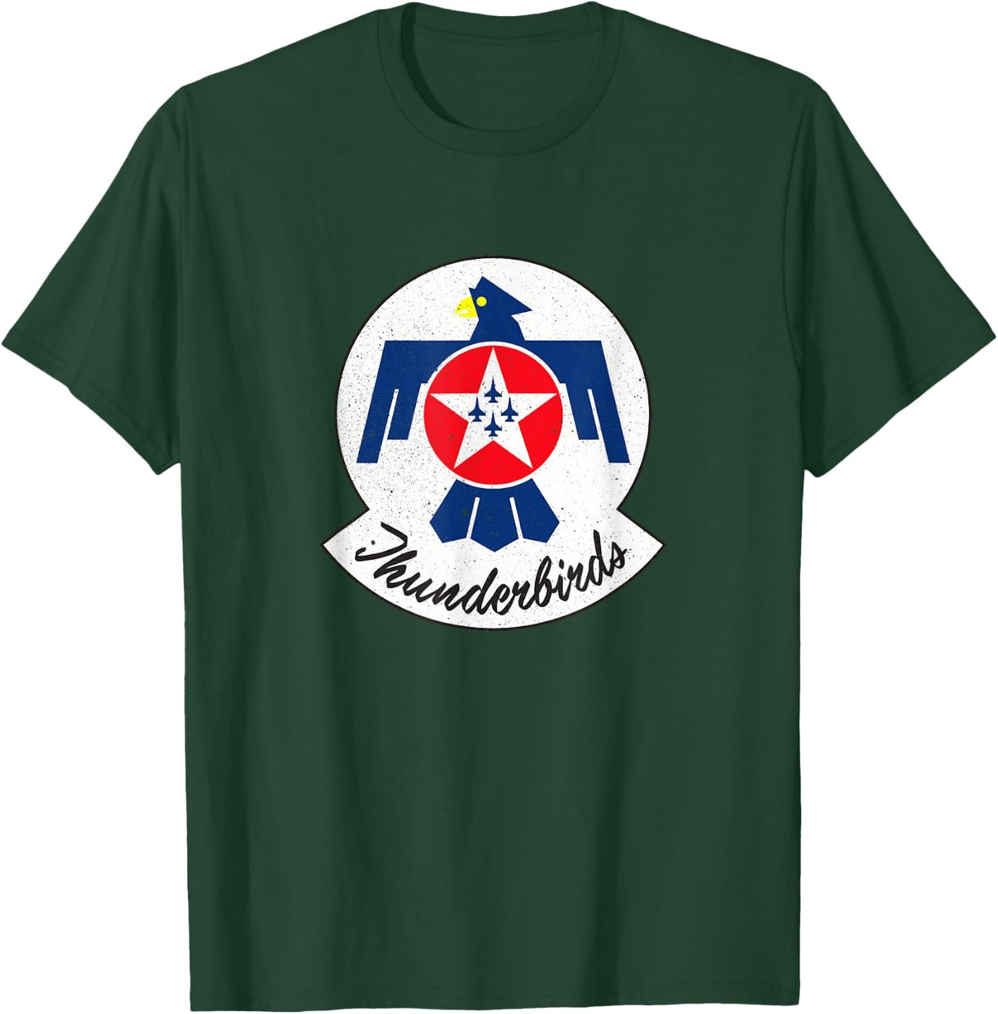 USAF Thunderbirds Air Force 57th Wing Vintage Retro Gift T-Shirt - T-Shirt | Forest