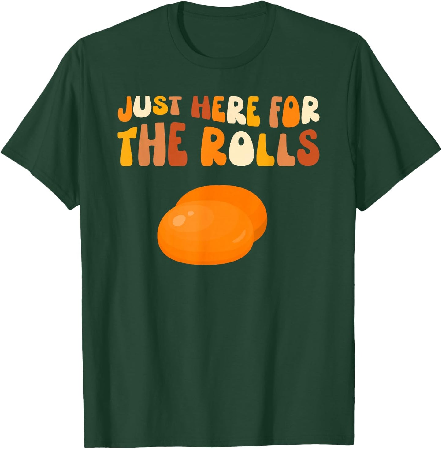 I'm Just Here For The Dinner Rolls Kids Thanksgiving Food T-Shirt - T-Shirt | Forest