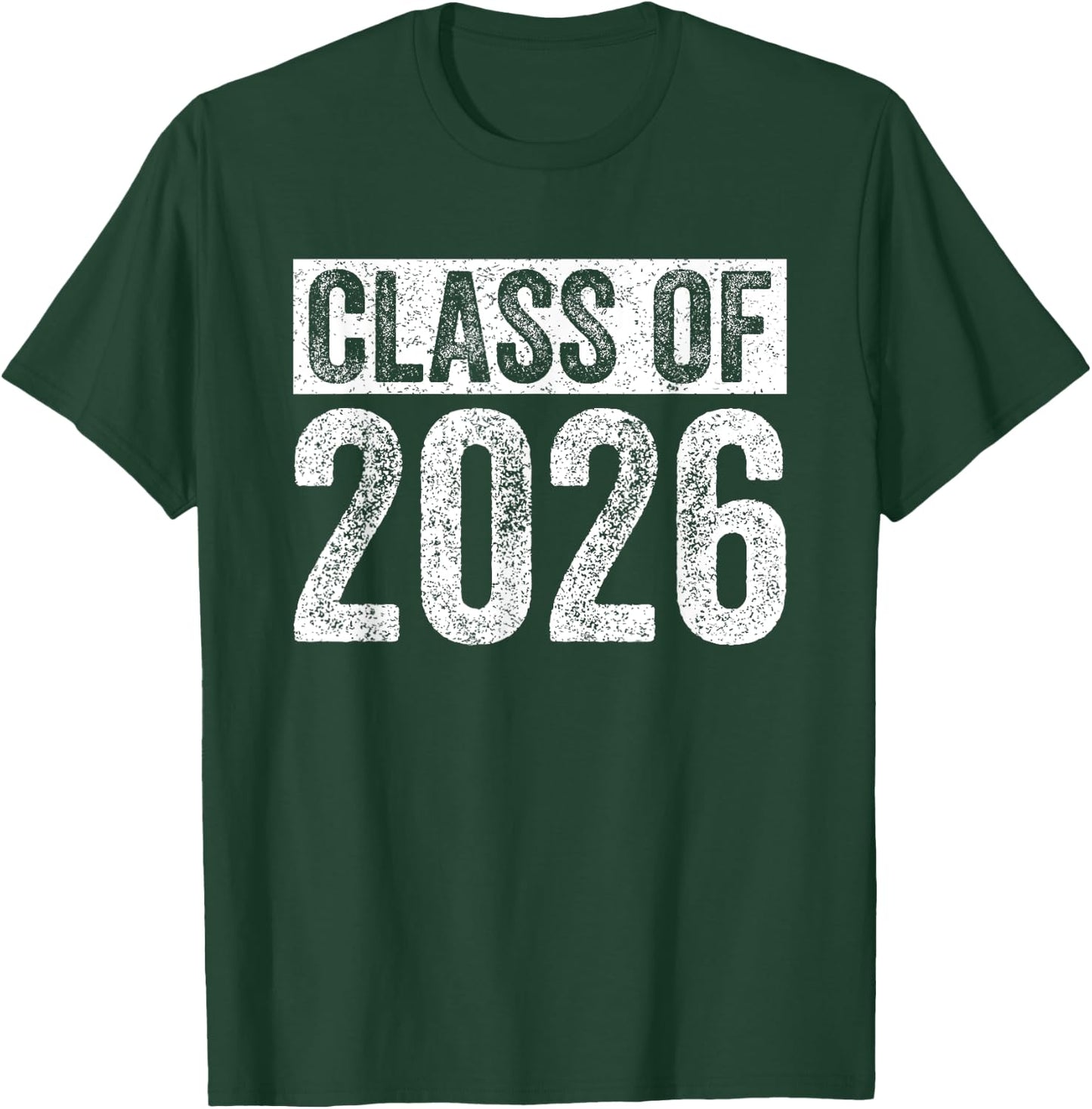 Senior 2026 Graduation Shirt Class Of 2026 Vintage School T-Shirt - T-Shirt | Forest