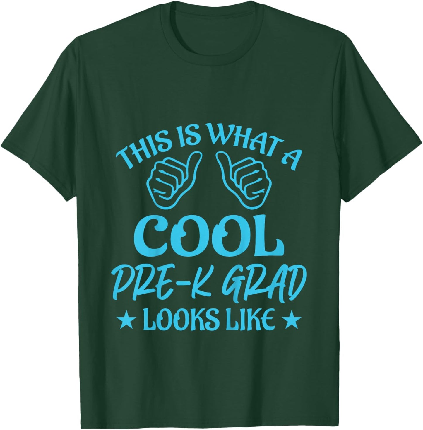 Kids Pre-K Grad 2025 Preschool Prek Graduation T-Shirt - T-Shirt | Forest