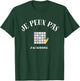 I Can't, I Sudoku , Black, S T-Shirt - T-Shirt | Forest