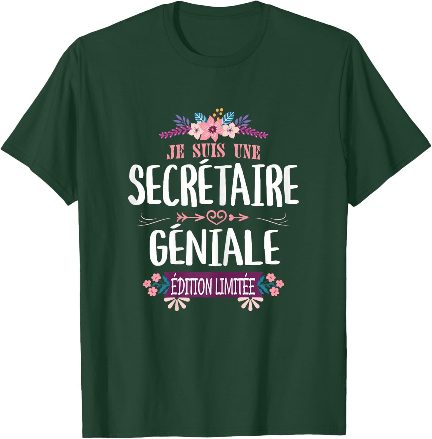 Limited Edition Secretary Great , Black T-Shirt - T-Shirt | Forest