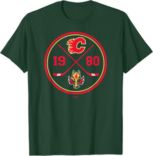 Calgary Flames Prize Black Officially Licensed T-Shirt - T-Shirt | Forest