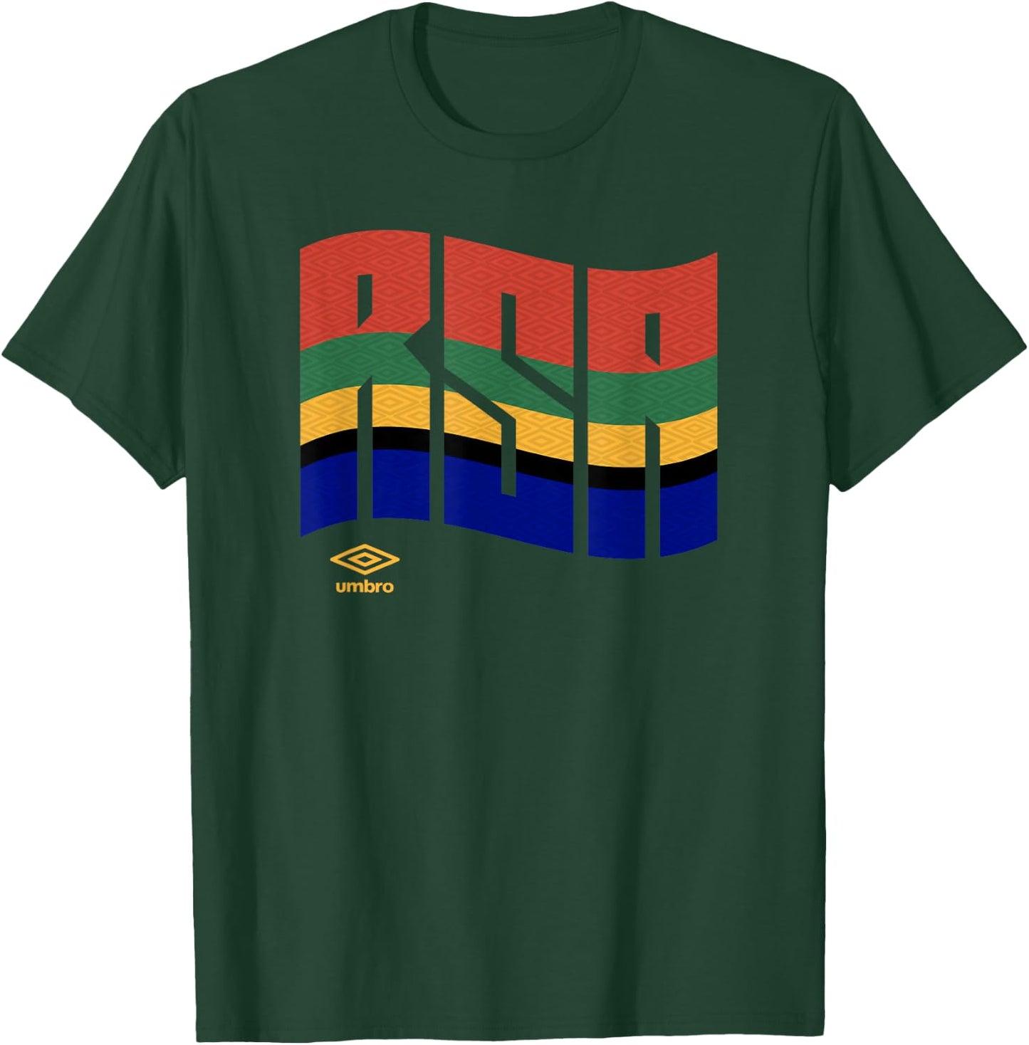 Umbro International Soccer Wavy South Africa Logo T-Shirt - T-Shirt | Forest