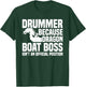 Dragon Boat Racing Team Steerer Paddling Dragon Boat Drummer T-Shirt - T-Shirt | Forest
