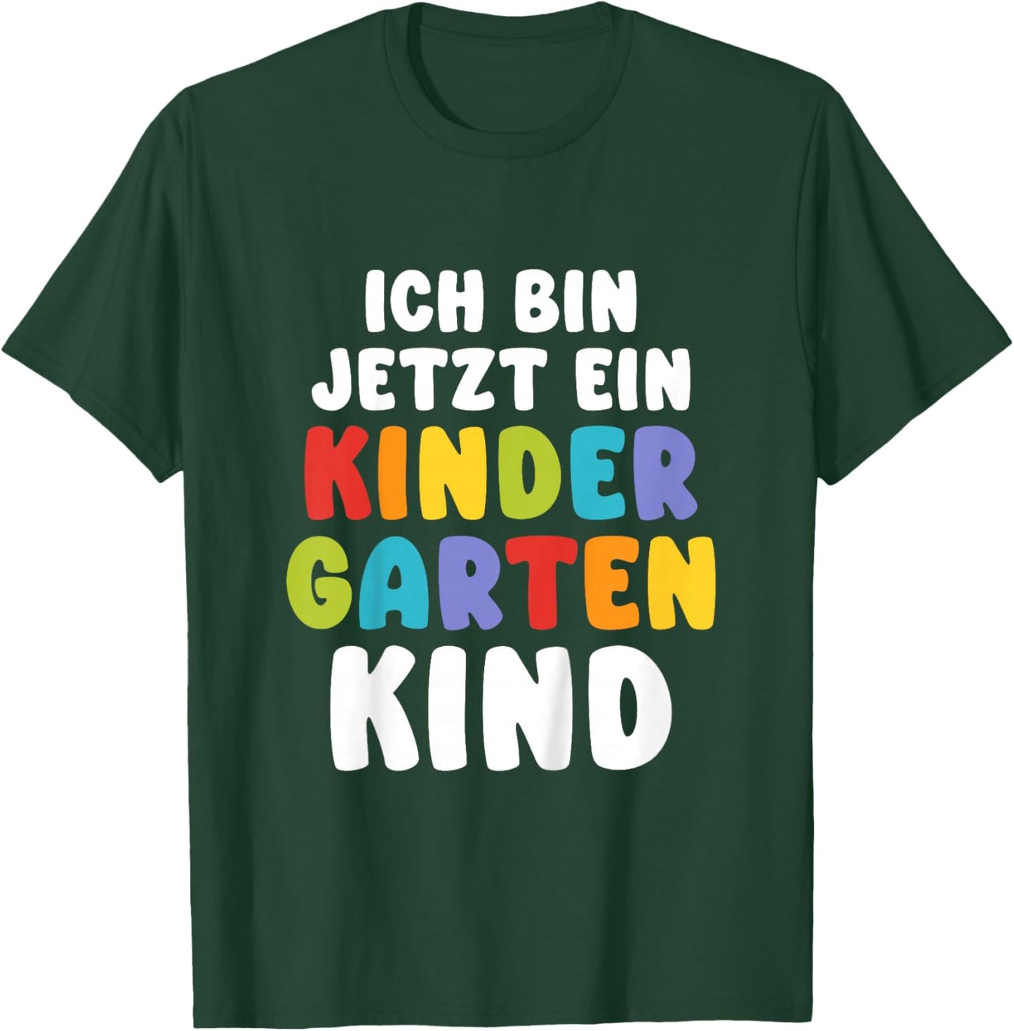 Children's First Day Start 1st Nursery Day, black T-Shirt - T-Shirt | Forest