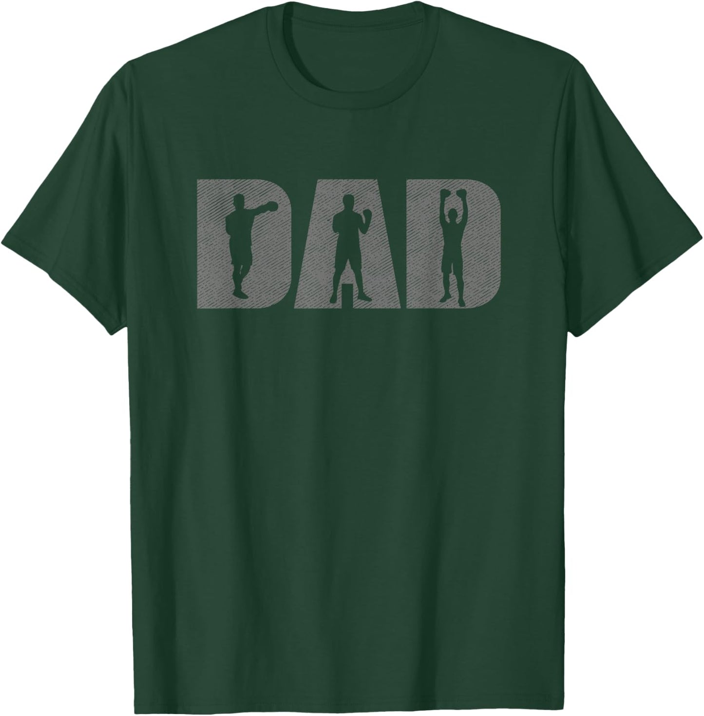 Dad Boxer Fathers Day Boxing Lover Box Gift Training T-Shirt - T-Shirt | Forest