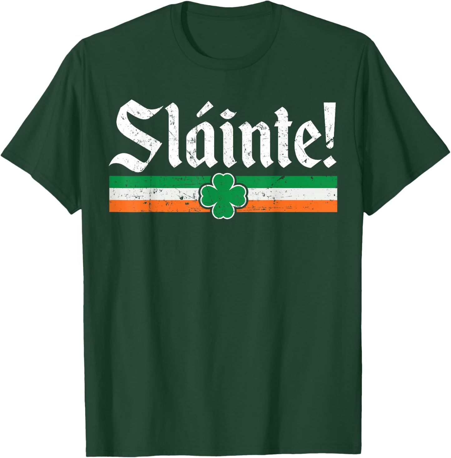 Celtic Cheers Celebration: Sláinte, Happy St Patrick's Day , black, S T-Shirt - T-Shirt | Forest