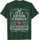 Raynor Name Its A Raynor Thing You Wouldn't Understand T-Shirt - T-Shirt | Forest