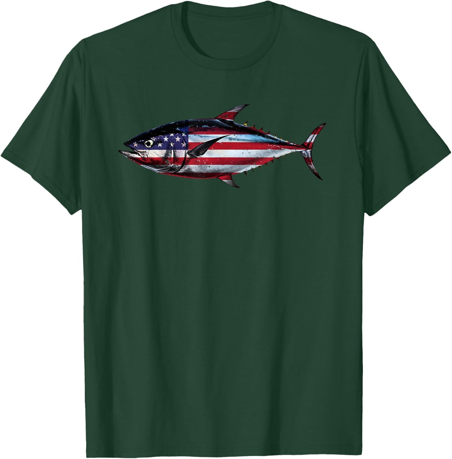Tuna Fishing Art Women Kids Tuna Fish Tuna Fishing T-Shirt - T-Shirt | Forest