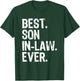 Best Son-In-Law Ever Family Funny Cool T-Shirt - T-Shirt | Forest