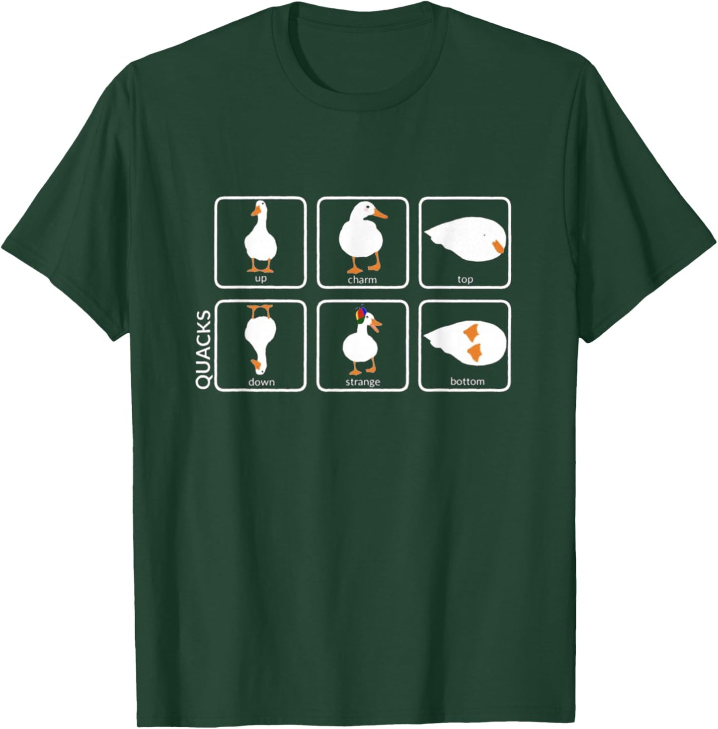 Quacks Lustiges Physik-Wortspiel T-Shirt - T-Shirt | Forest
