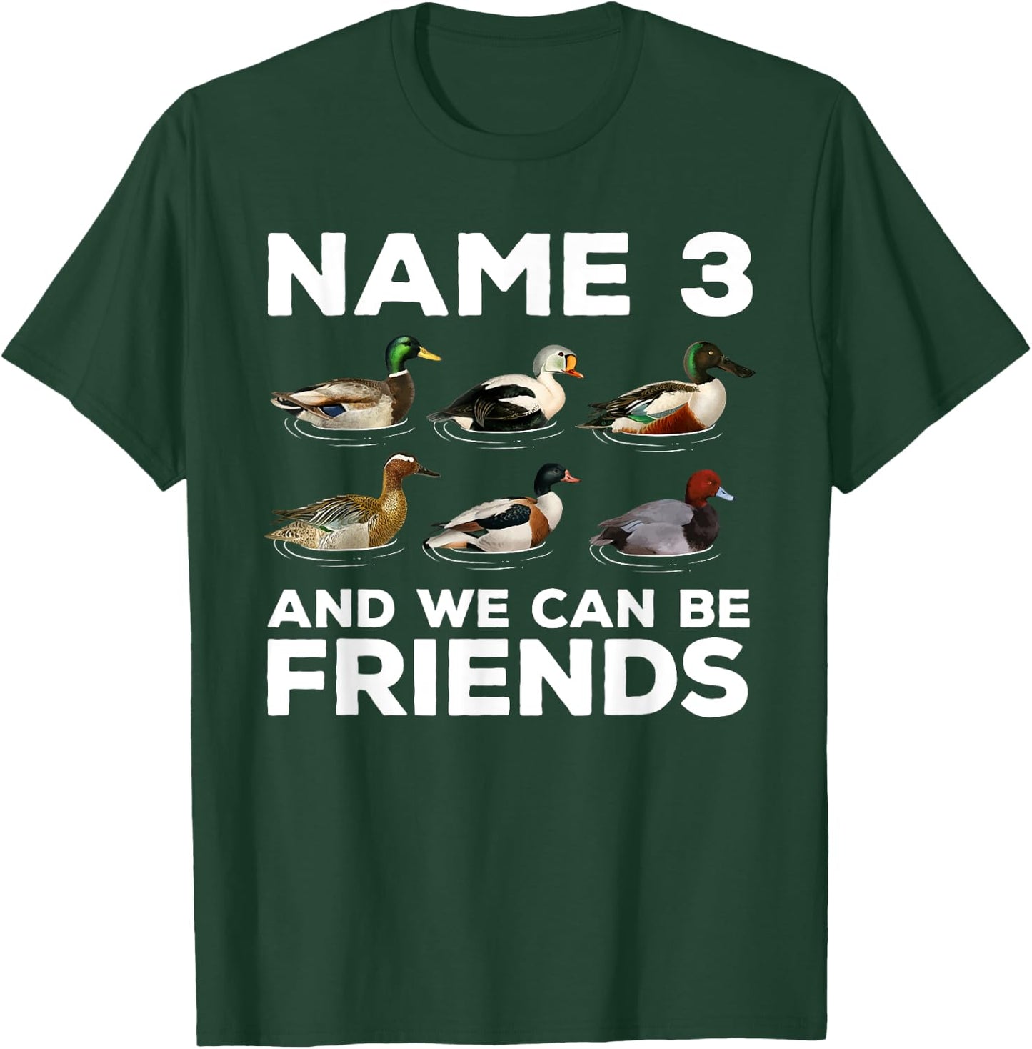 Duck Hunting Design Women Wildlife Hunt Duck Hunter T-Shirt - T-Shirt | Forest