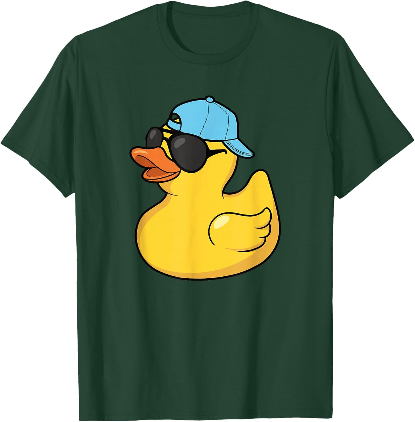 Cool Rubber Duck Sunglasses Funny Men Boys Kids T-Shirt - T-Shirt | Forest