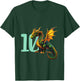 Kids Children's Birthday Dragon 10 Years Boy Dragon Number Age T-Shirt - T-Shirt | Forest