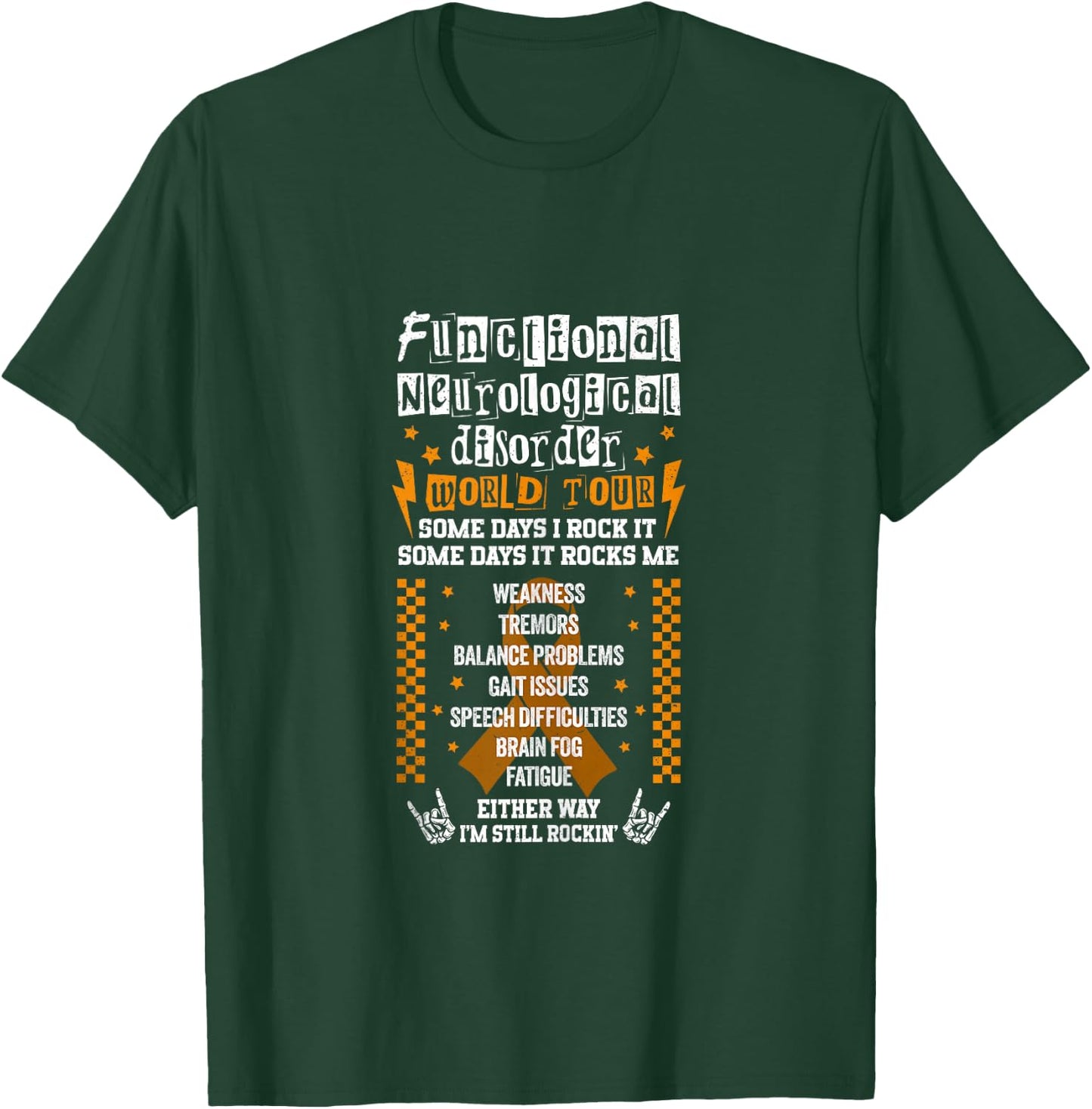Functional Neurological Disorder FND Warrior T-Shirt - T-Shirt | Forest