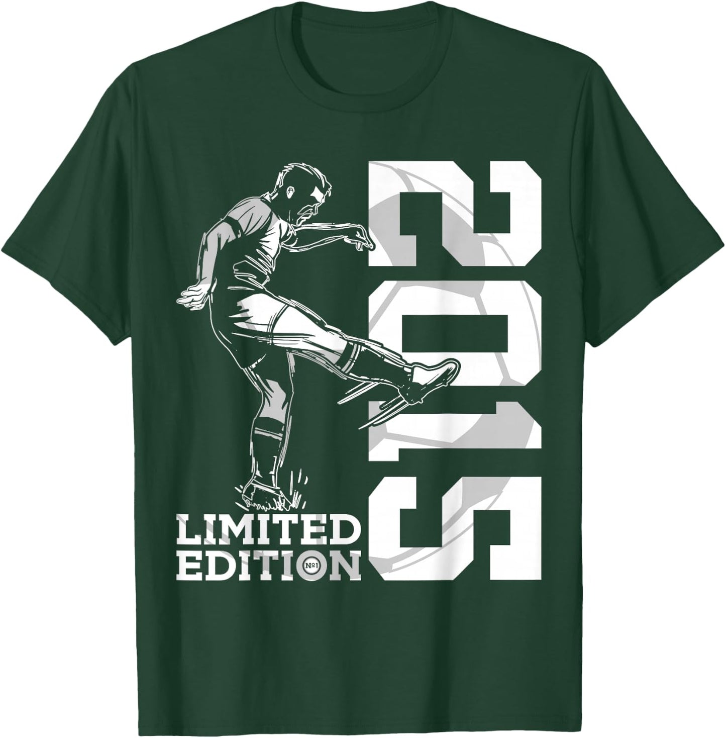 Limited Edition 2015 11 Jahre Fussball 11. Geburtstag T-Shirt - T-Shirt | Forest