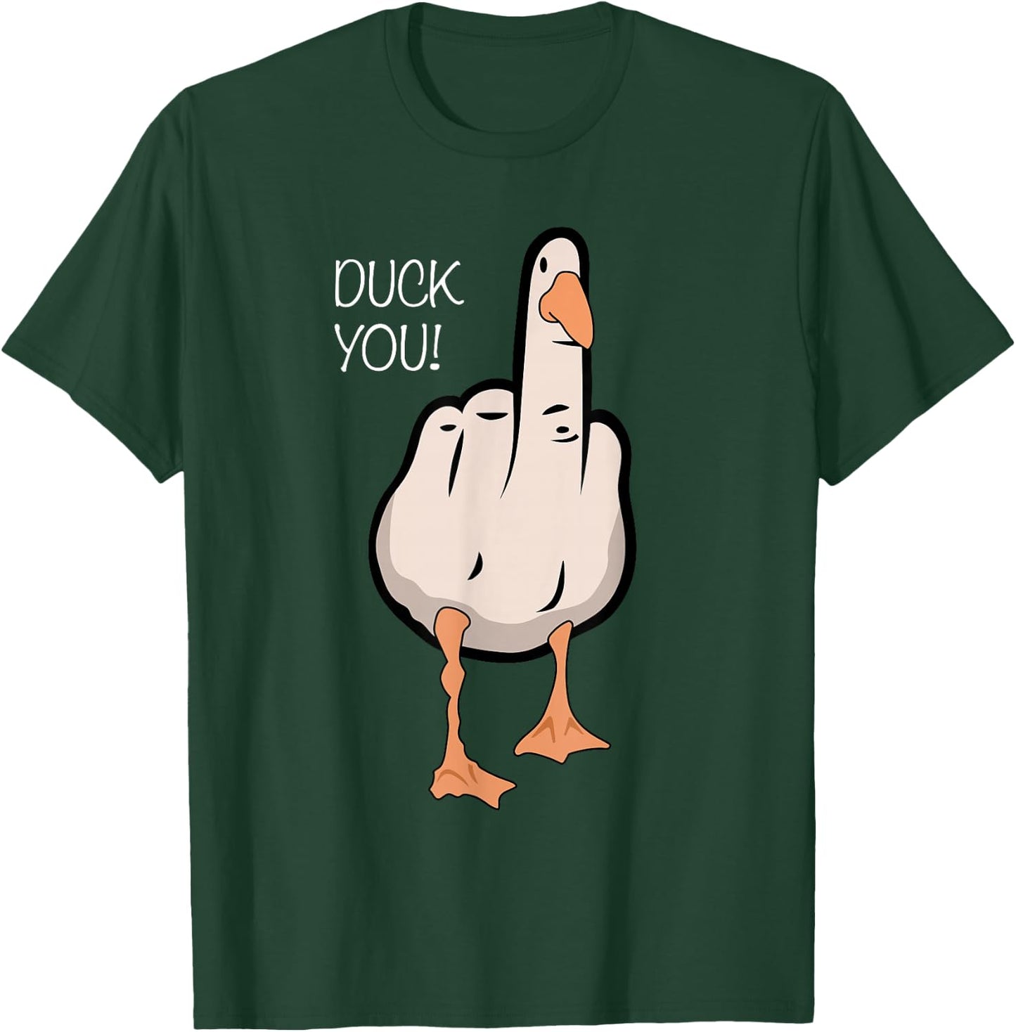Duck Funny Duck You T-Shirt - T-Shirt | Forest