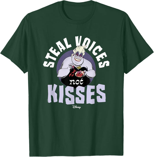 Disney Villains - Ursula Steal Voices Not Kisses T-Shirt - T-Shirt | Forest