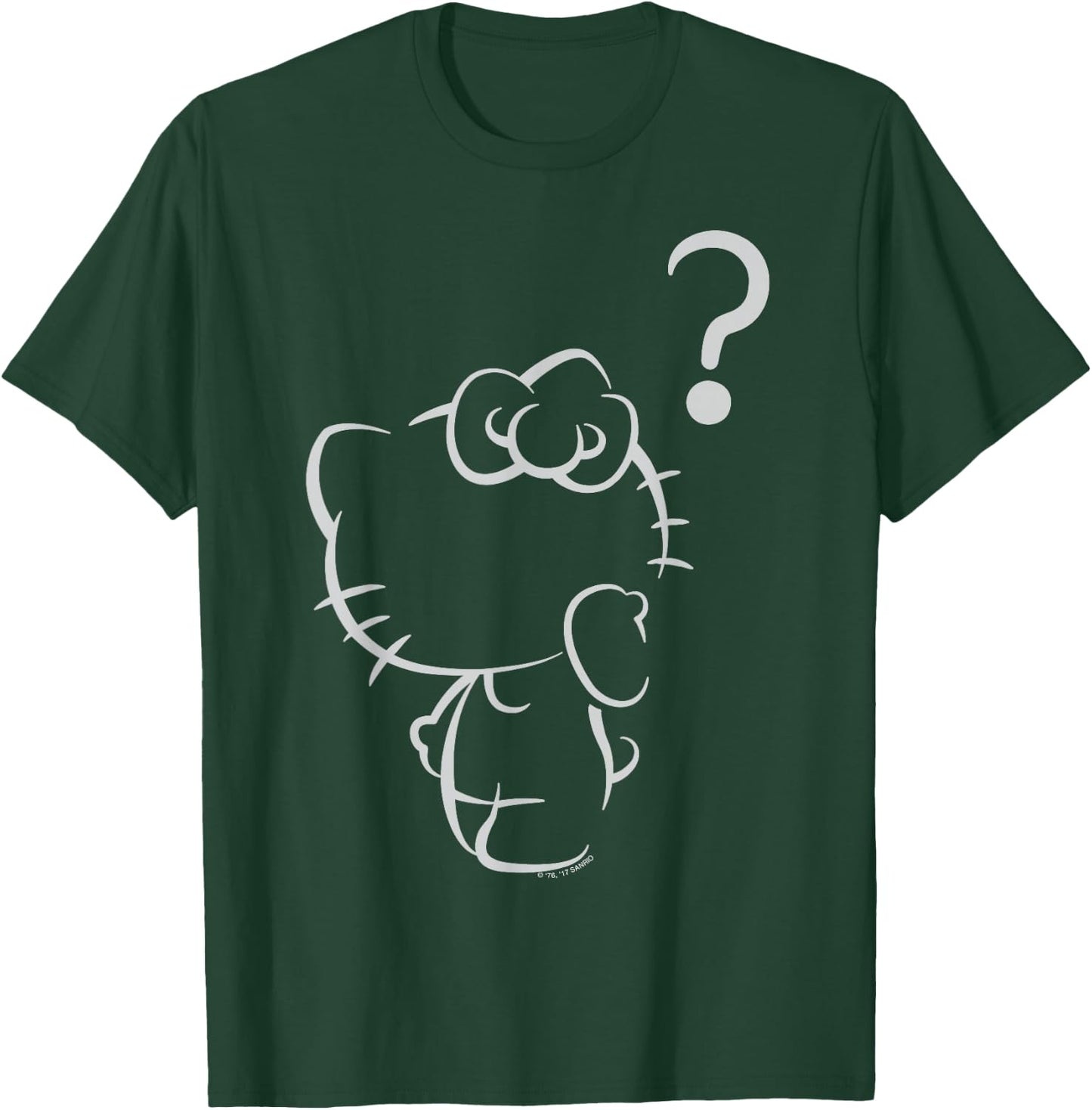 Hello Kitty Question Mark Shirt T-Shirt - T-Shirt | Forest