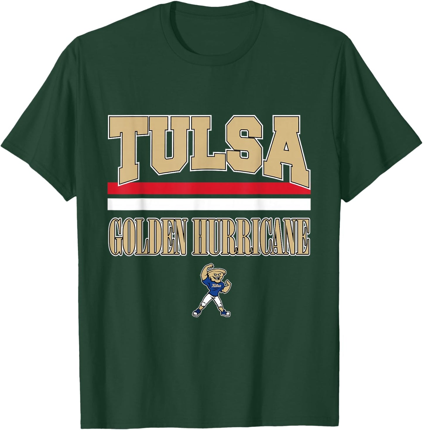 Tulsa Golden Hurricane NCAA | VNPTUL301 T-Shirt - T-Shirt | Forest