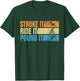Triathlete Stroke It Ride It Pound It Swimmer Rider Runner T-Shirt - T-Shirt | Forest