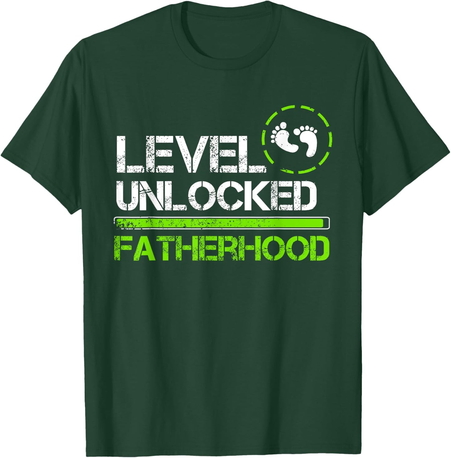 Level Unlocked Fatherhood Gamer You Are Going To Be A Dad T-Shirt - T-Shirt | Forest