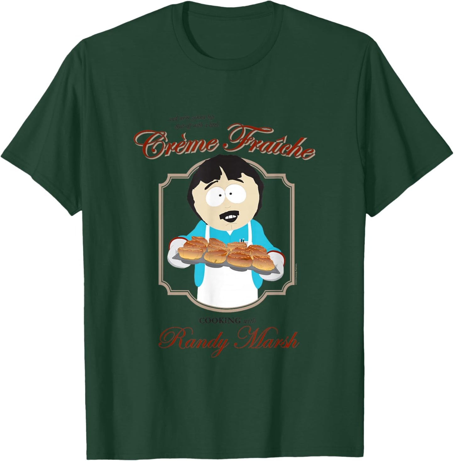 South Park Cartoon Series Randy Marsh Kocht Creme Fraiche T-Shirt - T-Shirt | Forest