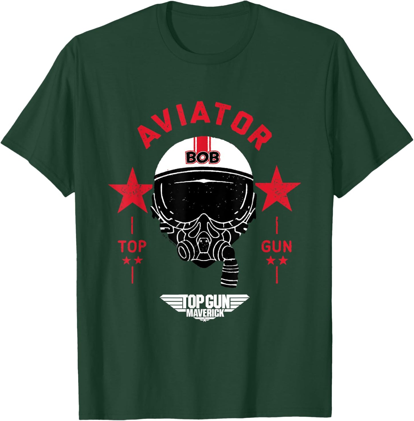 Top Gun Maverick Bob Aviator Helmet , Blue, S T-Shirt - T-Shirt | Forest